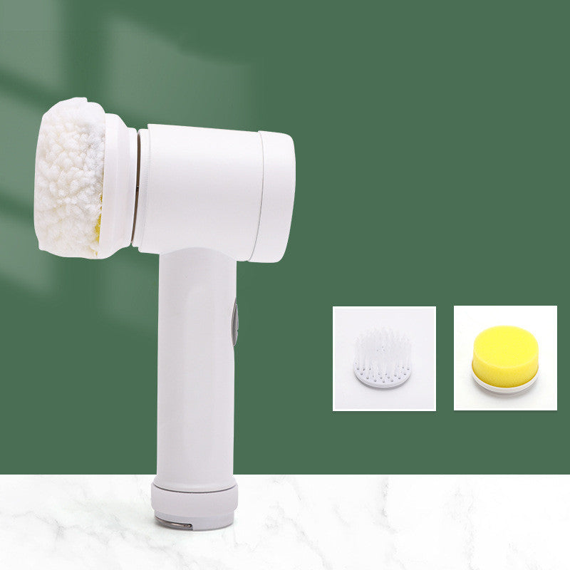 Household Electric Cleaning Brush – Kitchen & Bathroom Scrubber