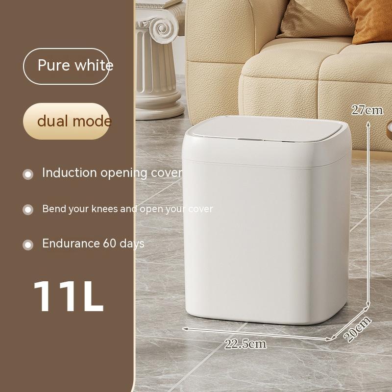 Automatic Smart Trash Bin with Lid – Touchless Sensor Waste Can for Home, Office & Car