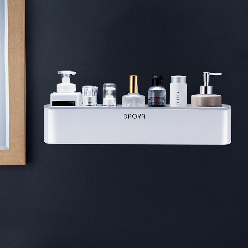 Bathroom Wall Shelf – Space-Saving Wall-Mounted Storage Rack for Shower, Toilet & Vanity