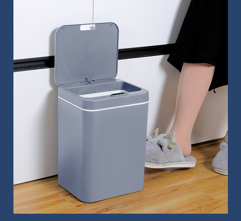 Intelligent Dustbin With Automatic Cover For Household Use