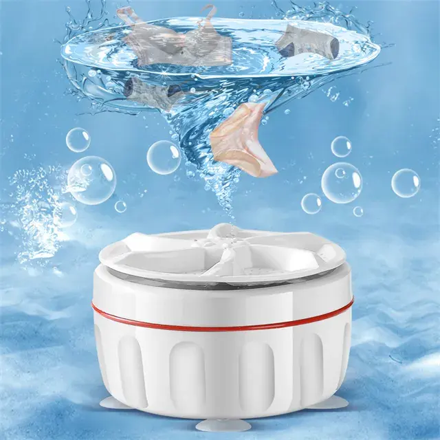 Portable Mini Washing Machine for Small Clothes & Daily Laundry