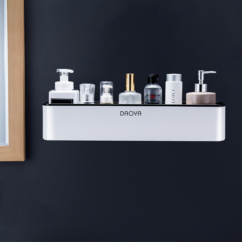 Bathroom Wall Shelf – Space-Saving Wall-Mounted Storage Rack for Shower, Toilet & Vanity