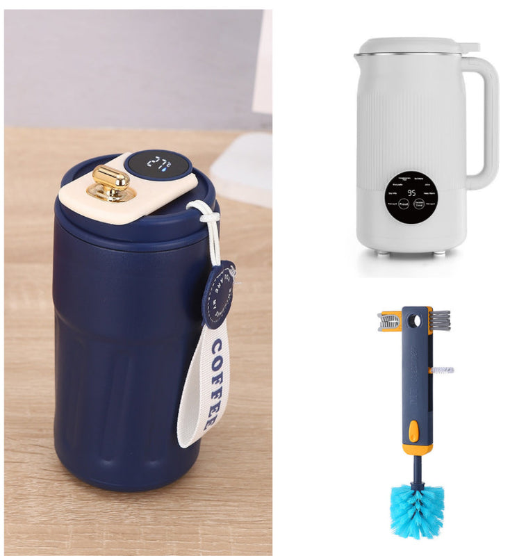 Smart Digital Thermal Bottle with LED Temperature Display – 450ml Insulated Stainless Steel Vacuum Flask | Portable Coffee & Water Mug | Leak-Resistant & BPA-Free