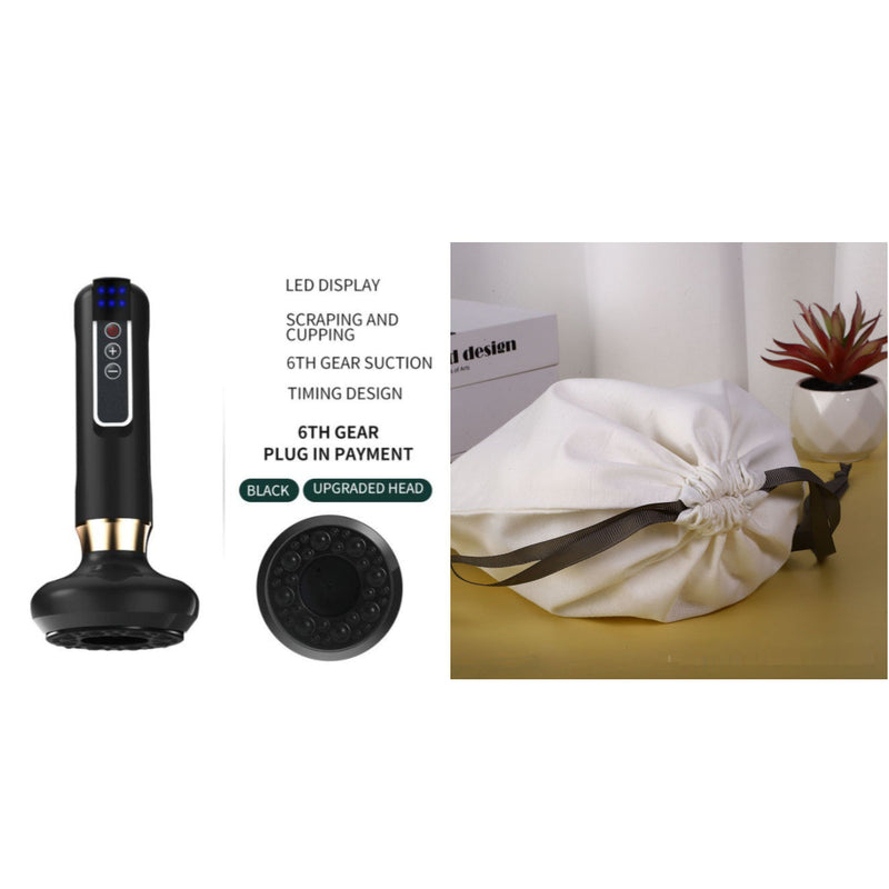 Electric Vacuum Cupping Massager For Body Anti-Cellulite Suction Cup Gua Sha Massage Body Cups Guasha Fat Burning Slimming Jars