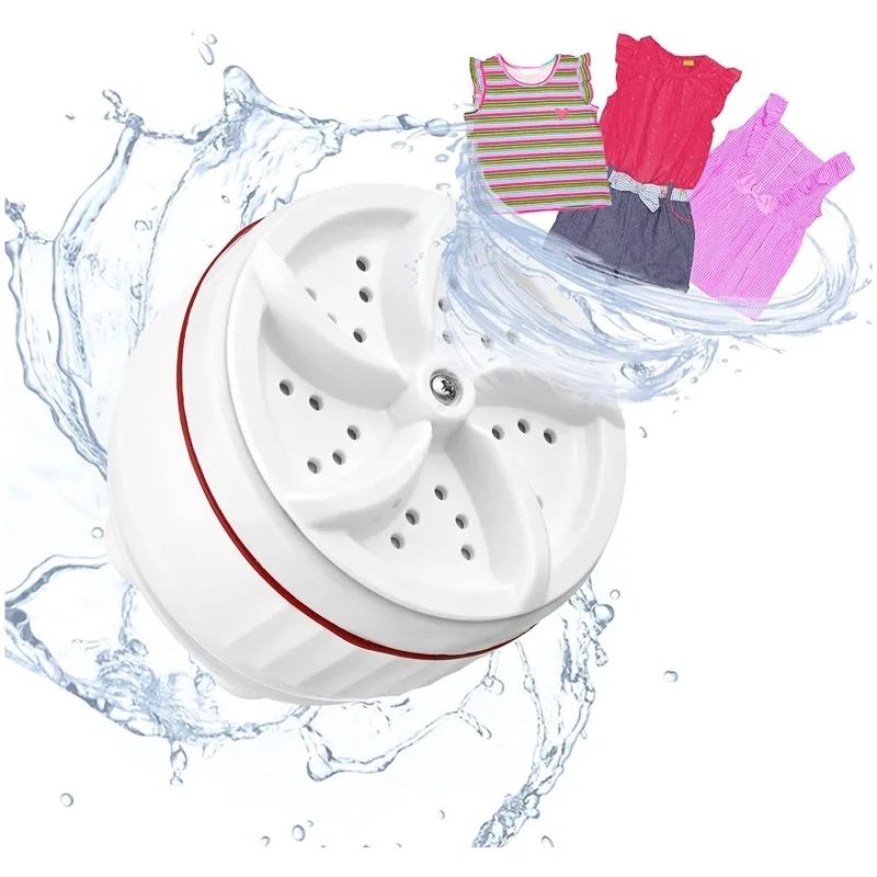 Portable Mini Washing Machine for Small Clothes & Daily Laundry