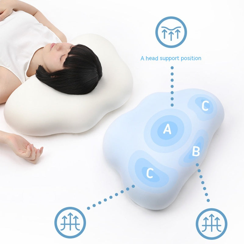Cooling Memory Foam Pillow for Adults – Breathable Summer Sleep Support