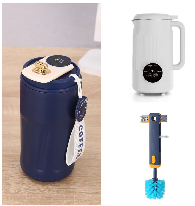 Smart Digital Thermal Bottle with LED Temperature Display – 450ml Insulated Stainless Steel Vacuum Flask | Portable Coffee & Water Mug | Leak-Resistant & BPA-Free