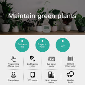 Graffiti Rechargeable Smart Sprinkler Timer – Automatic Watering Controller for Garden & Lawn
