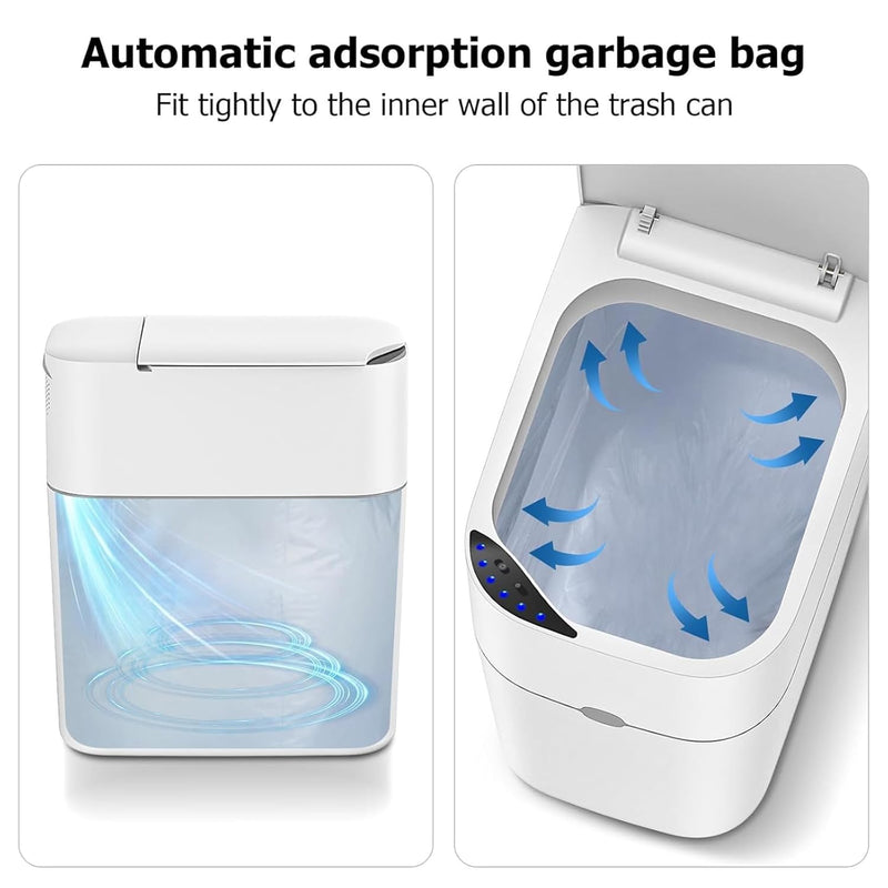 Automatic Electric Trash Bin – Touchless Sensor Trash Can for Home & Office