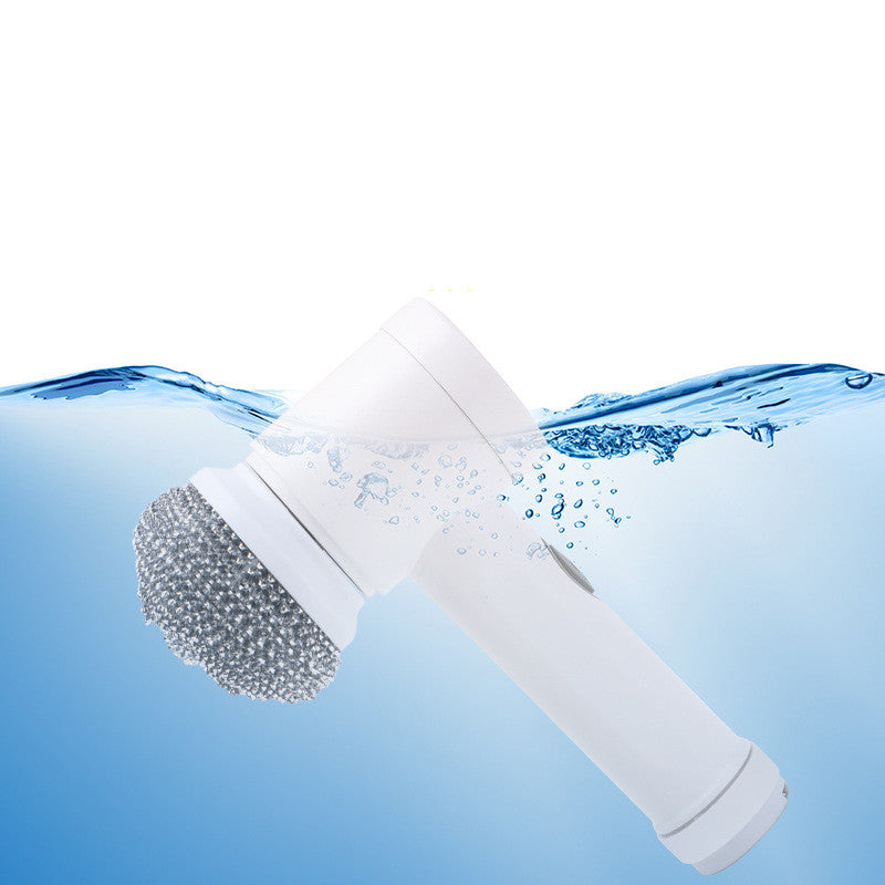 Household Electric Cleaning Brush – Kitchen & Bathroom Scrubber