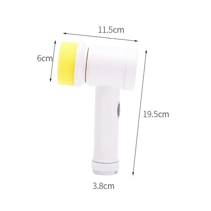Household Electric Cleaning Brush – Kitchen & Bathroom Scrubber