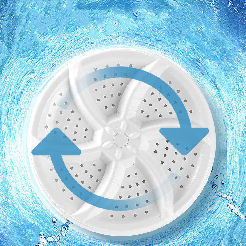 Portable Mini Washing Machine for Small Clothes & Daily Laundry