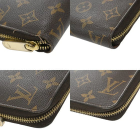 Louis Vuitton Monogram Zippy Long Wallet – Brown Leather Zip Around | M60017