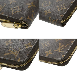 Louis Vuitton Monogram Zippy Long Wallet – Brown Leather Zip Around | M60017