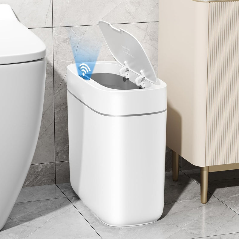 Automatic Smart Trash Bin with Lid – Touchless Sensor Waste Can for Home, Office & Car